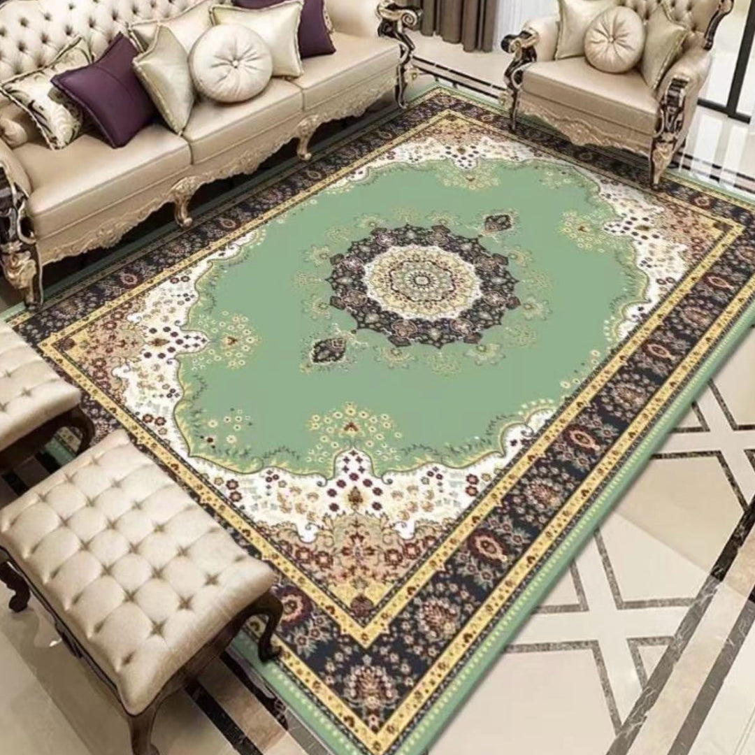 (#56) 5x8 Stain Resistant & Machine Washable Persian-Inspired Area Rug Carpet