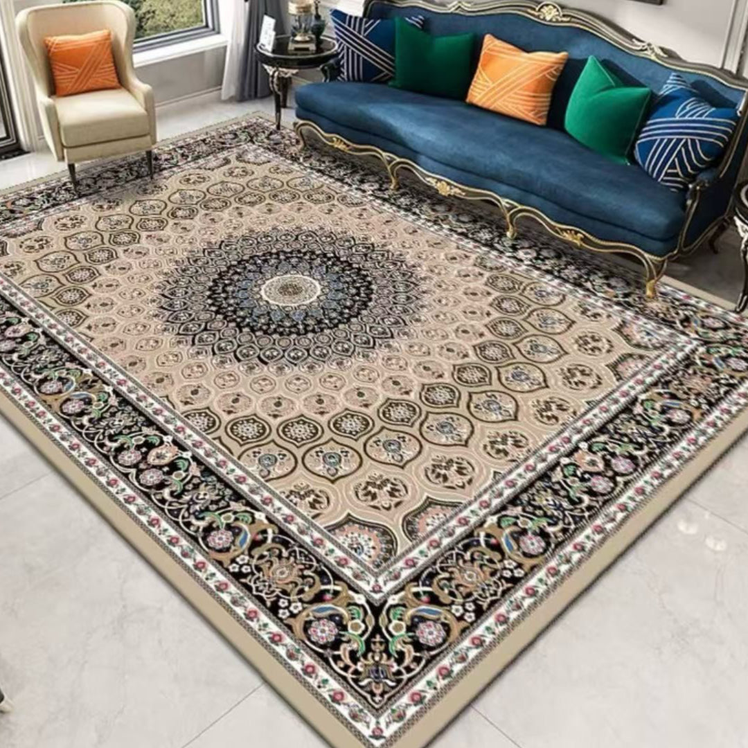 (#31) 5x8 Stain Resistant & Machine Washable Persian-Inspired Area Rug Carpet