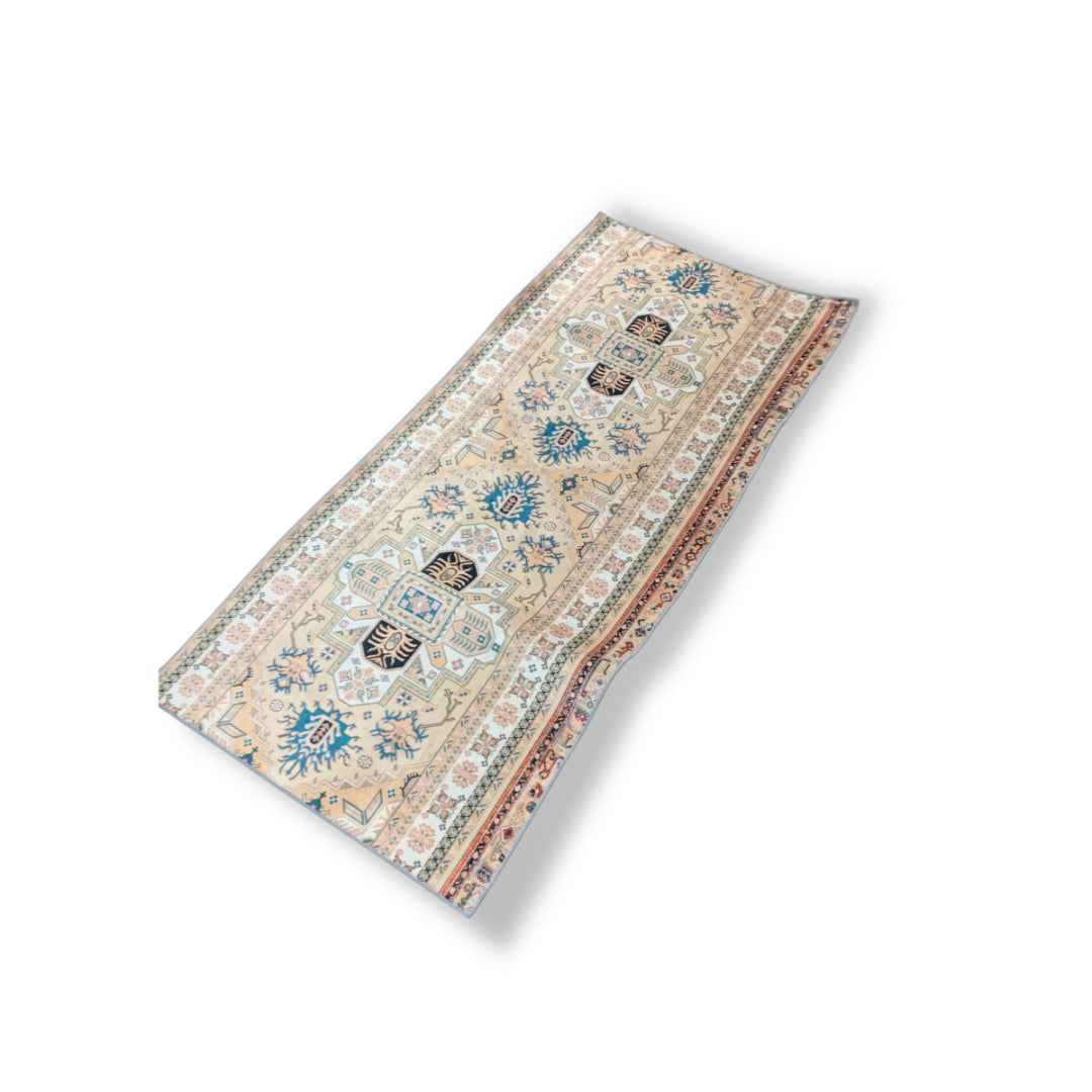 Multi-Colour Carpet Runner Machine Washable Easy Fold 3x7
