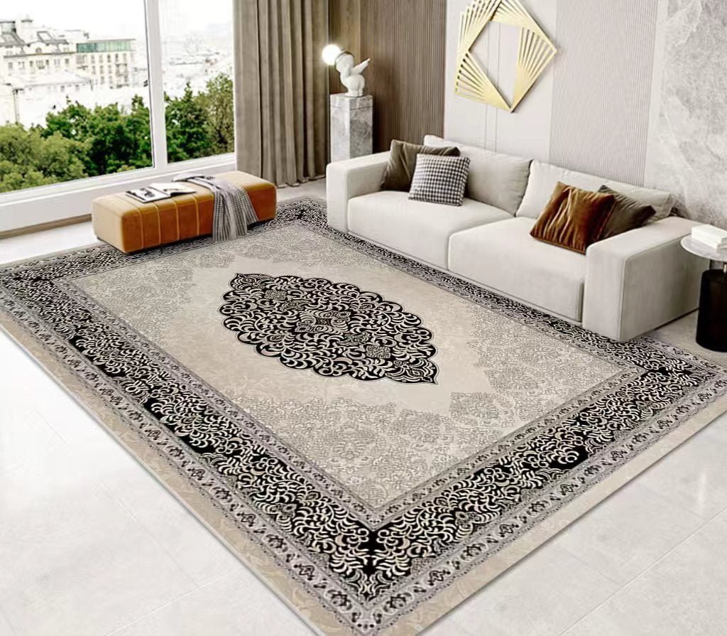 (#118) 7'x10' Stain resistant & Machine Washable Persian-Inspired Area Rug Carpet