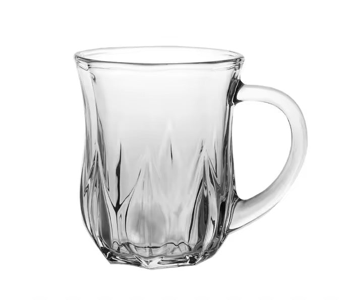 Tea Glass Set of 12 Pieces Tea Cups with saucers