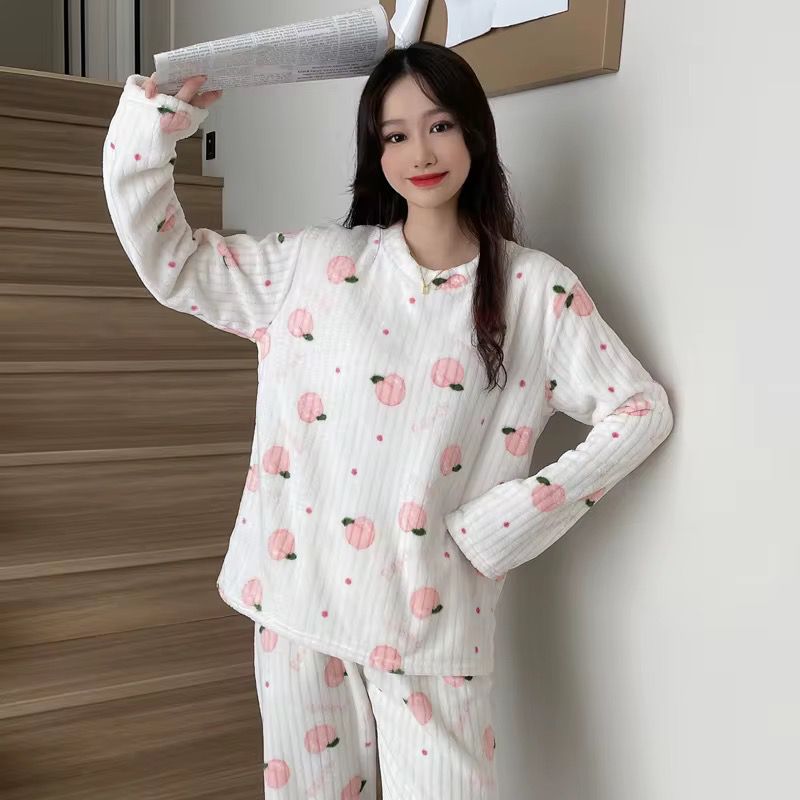 PAJAMA SET - FREE SIZE (CREAM)