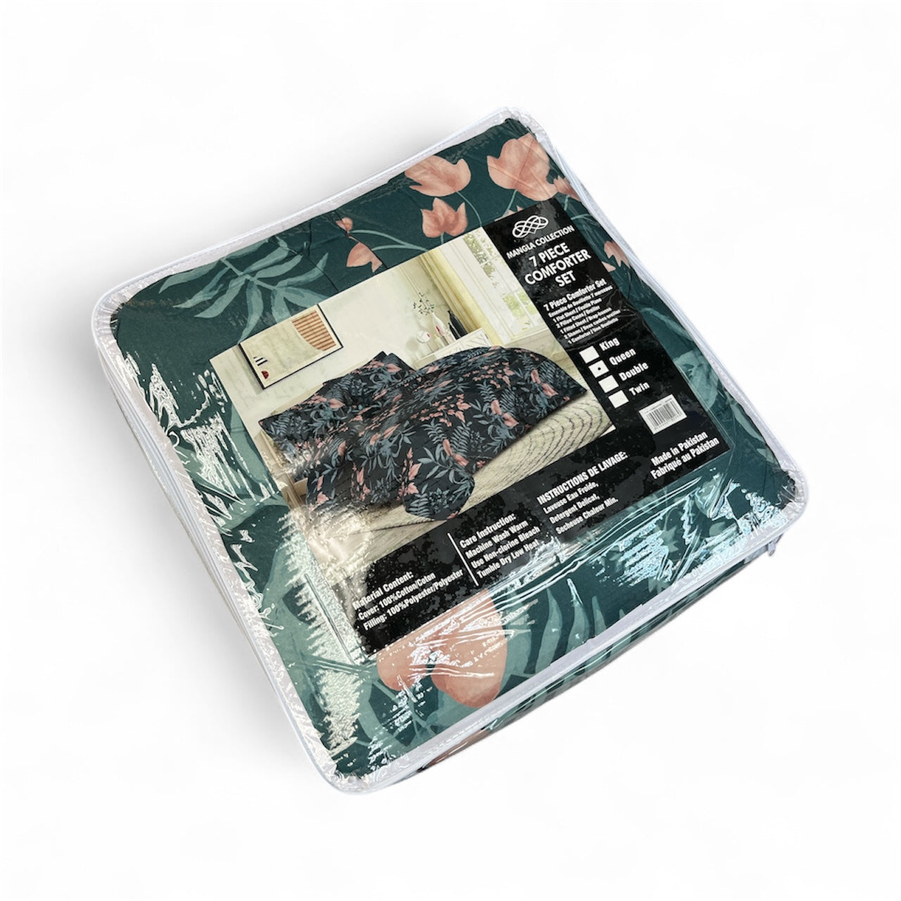 7 PIECE COMFORTER SET - KING SIZE (K12)