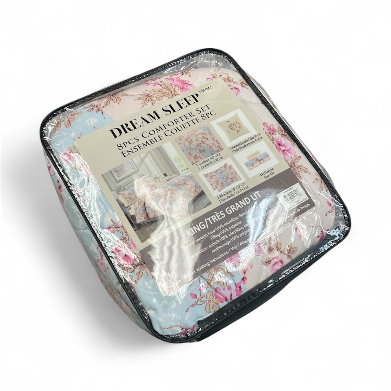 8 PIECE COMFORTER SET - KING SIZE (K20)