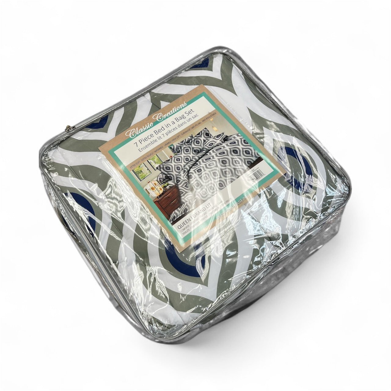 7 PIECE COMFORTER SET - QUEEN SIZE (Q23)