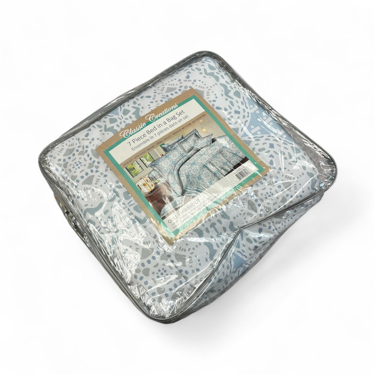 7 PIECE COMFORTER SET - QUEEN SIZE (Q21)