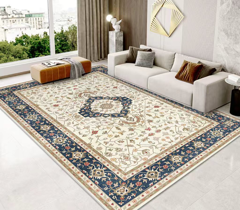 (#109) 7'x10' Stain resistant & Machine Washable Persian-Inspired Area Rug Carpet