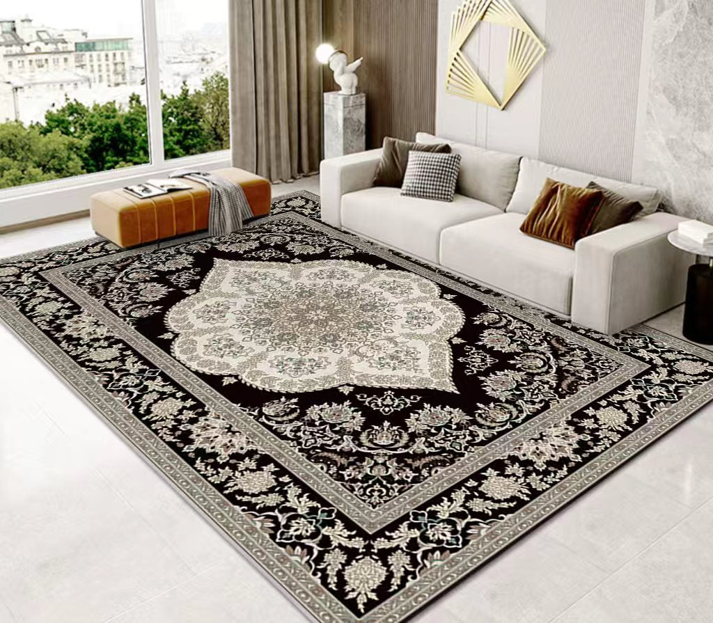 (#107) 7'x10' Stain resistant & Machine Washable Persian-Inspired Area Rug Carpet