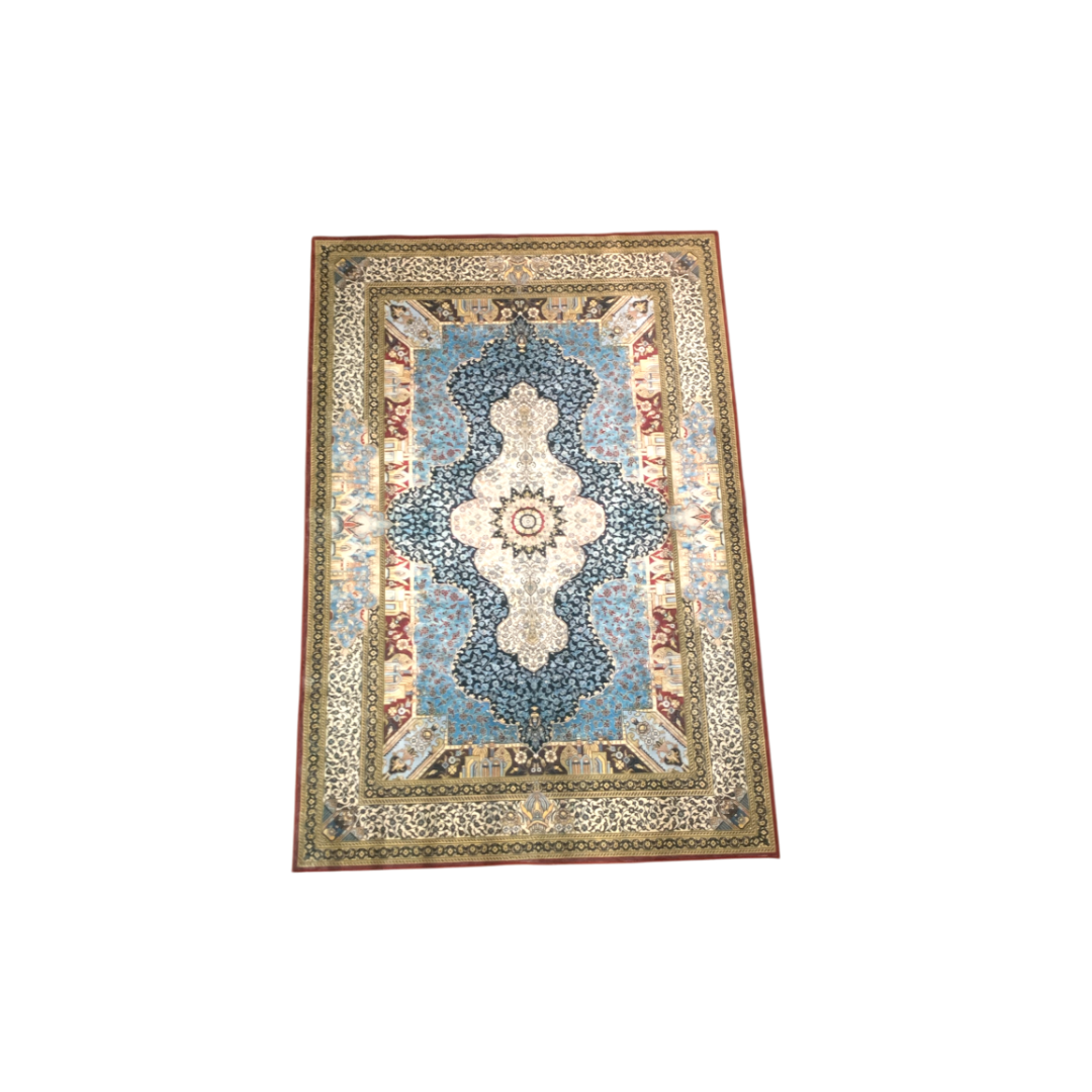 (#30) 5x8 Stain Resistant & Machine Washable Persian-Inspired Area Rug Carpet