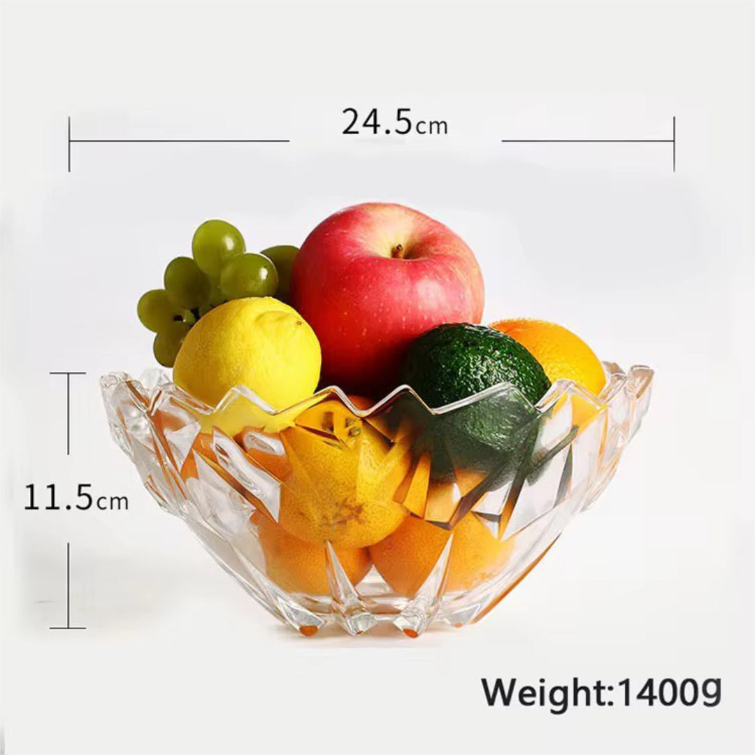 CRYSTAL BOWL DIAMOND DESIGN 1 PIECE