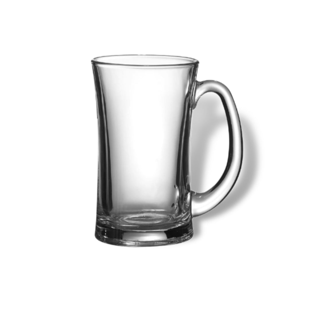 Tall Crystal Glass Beverage Set of 6 Glasses 320 ml Drinking Glassware