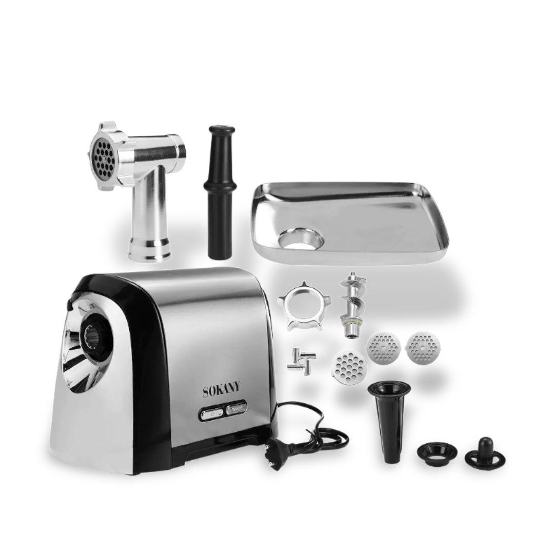 Sokany Meat Grinder 3200W Stainless Steel Finish