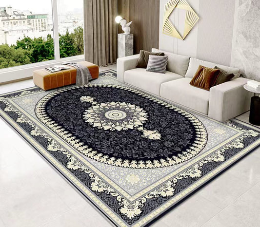 (#116) 7'x10' Stain resistant & Machine Washable Persian-Inspired Area Rug Carpet