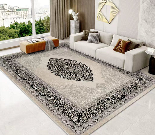 (#118) 7'x10' Stain resistant & Machine Washable Persian-Inspired Area Rug Carpet