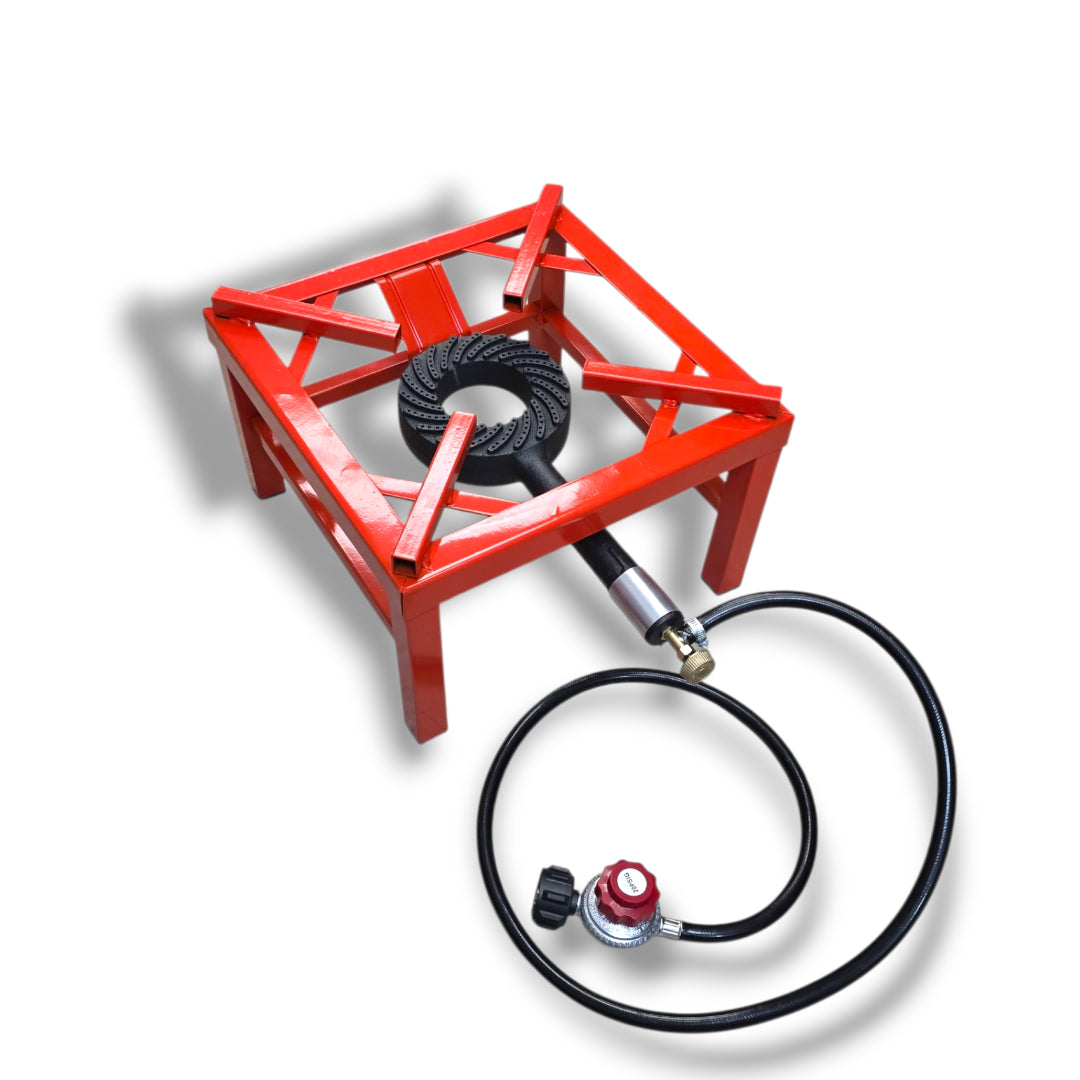 Outdoor Stove Fire Burner with 1 Ring and Pipe for Propane