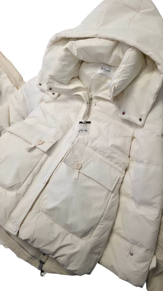 GOOSE FEATHER DOWN WINTER JACKET - WOMEN (CLAIM ON LIVE)