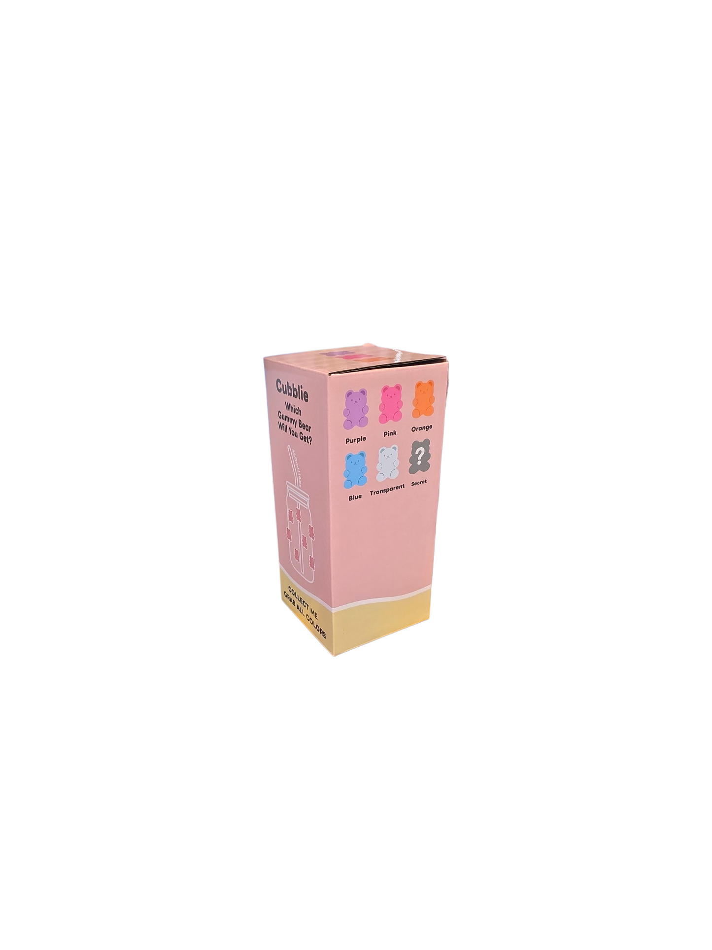 CUBBLIE BLIND BOX GLASS CUP WITH STRAW (FULL SET 6 PCS)