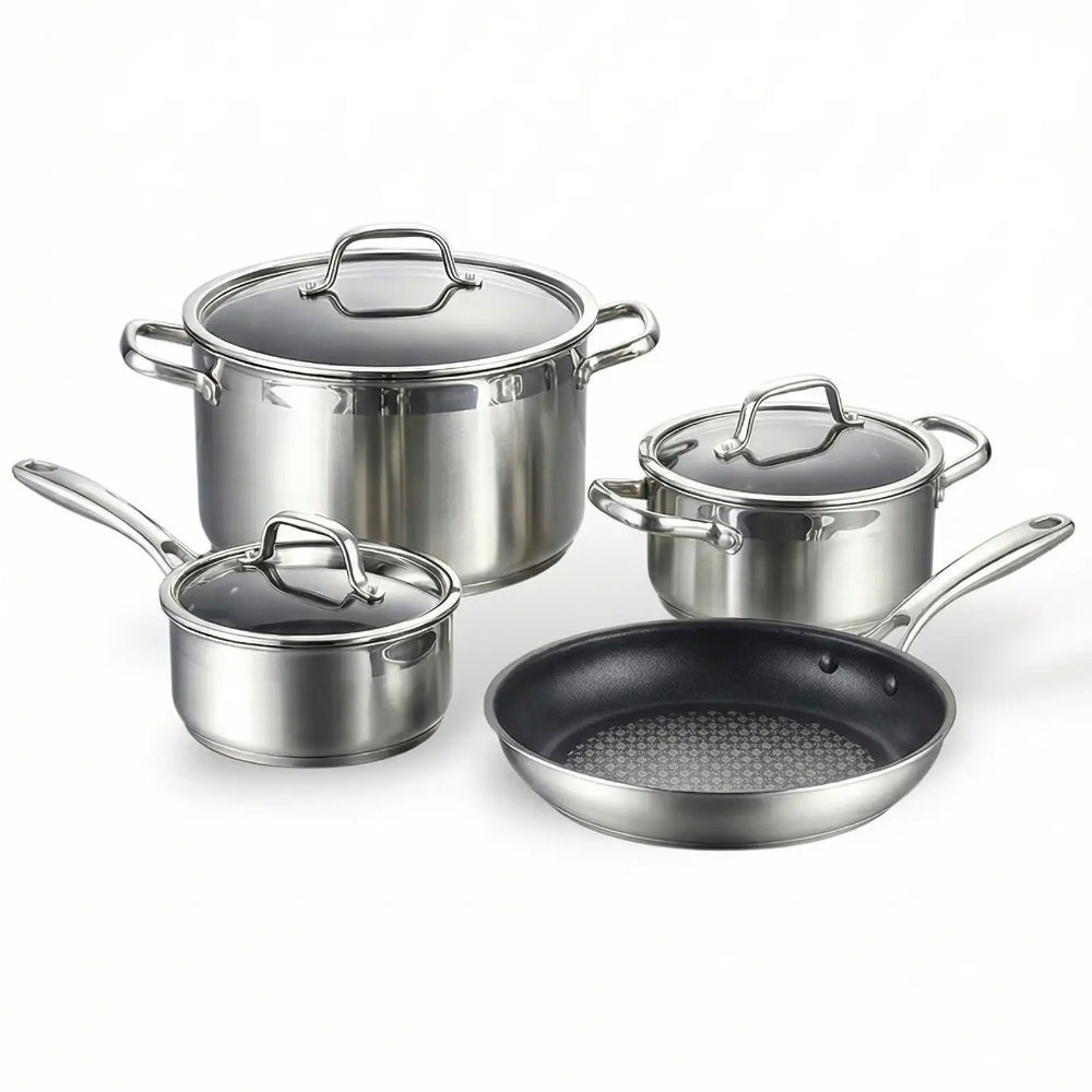 STAINLESS STEEL COOKING SET (7 PC SET) COOKWARE SET