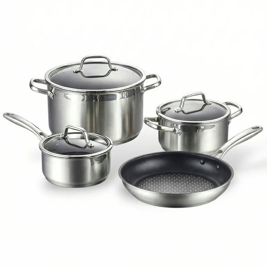STAINLESS STEEL COOKING SET (7 PC SET) COOKWARE SET
