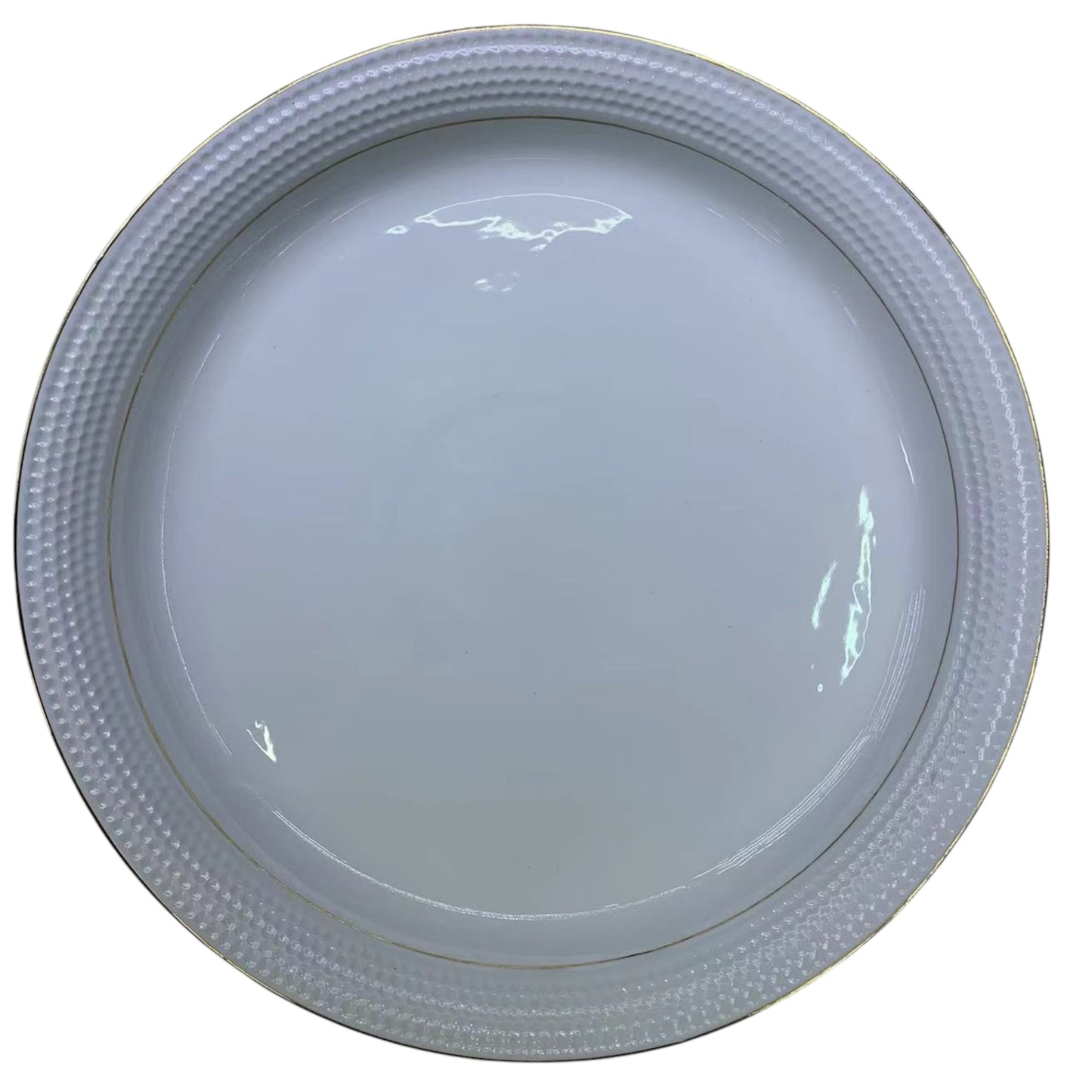 Ceramic Porcelain Dinner Serving Plate Dinnerware Platter - 16 Inches