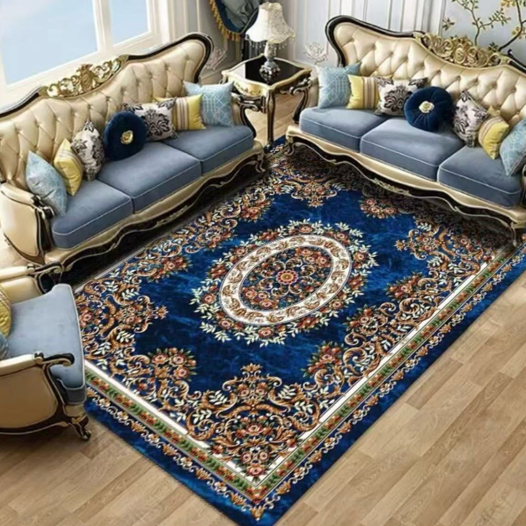 (#51) 5x8 Stain Resistant & Machine Washable Persian-Inspired Area Rug Carpet