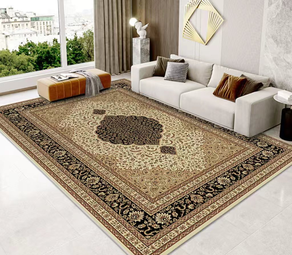 (#100) 7'x10' Stain resistant & Machine Washable Persian-Inspired Area Rug Carpet
