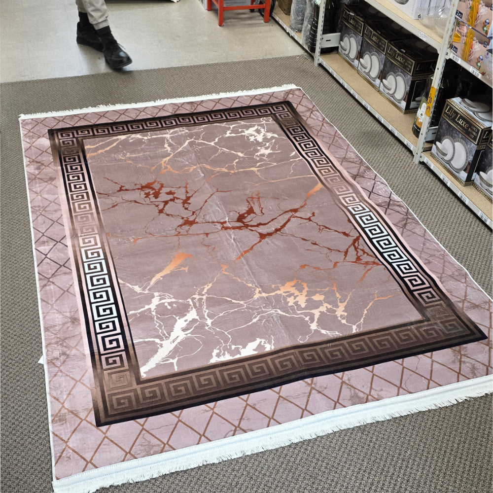 (#140) 5'x8' Stain resistant & Machine Washable Persian-Inspired Area Rug Carpet