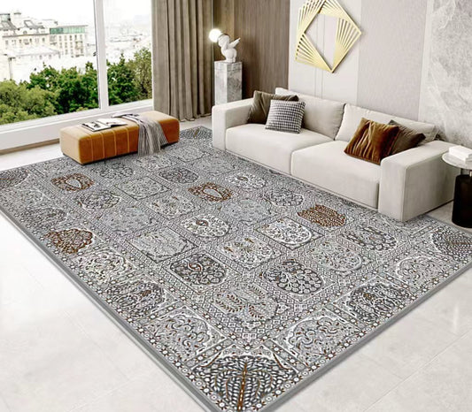 (#104) 7'x10' Stain resistant & Machine Washable Persian-Inspired Area Rug Carpet
