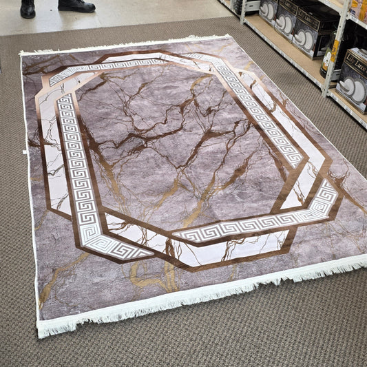 (#141) 5'x8' Stain resistant & Machine Washable Persian-Inspired Area Rug Carpet