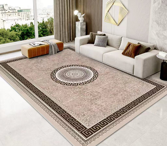 (#121) 7'x10' Stain resistant & Machine Washable Persian-Inspired Area Rug Carpet