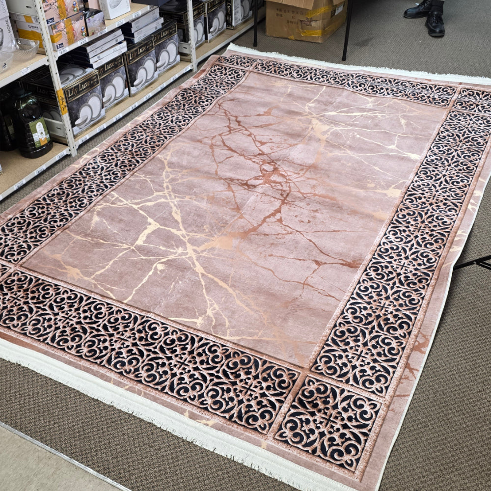 (#144) 5'x8' Stain resistant & Machine Washable Persian-Inspired Area Rug Carpet