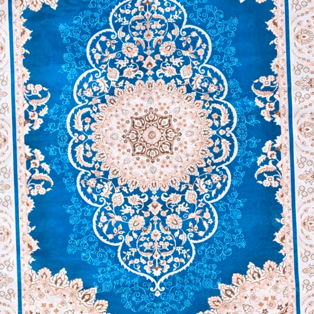 (#71) 7’x9’ Stain resistant & Machine Washable Persian-Inspired Area Rug Carpet