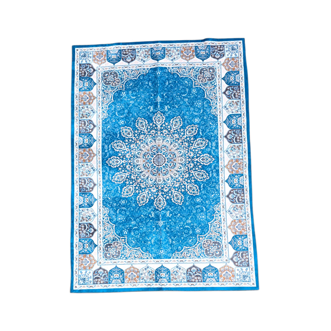 (#76) 5’x8’ Stain resistant & Machine Washable Persian-Inspired Area Rug Carpet