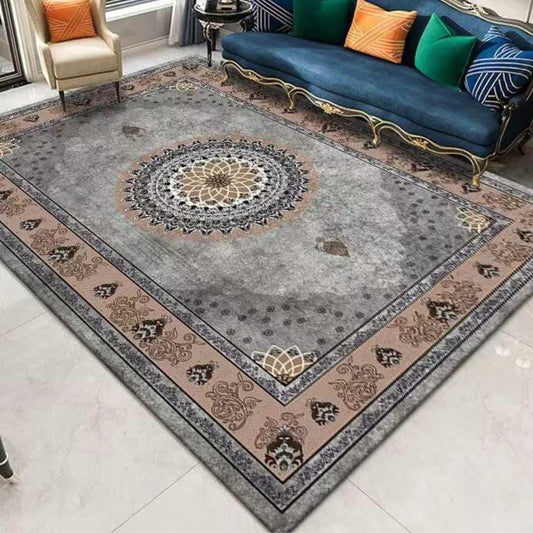 (#79) 5’x8’ Stain resistant & Machine Washable Persian-Inspired Area Rug Carpet