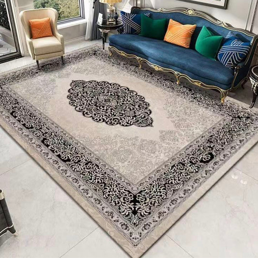 (#78) 5’x8’ Stain resistant & Machine Washable Persian-Inspired Area Rug Carpet