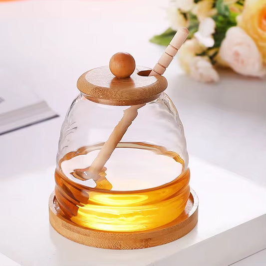 Honey Pot with honey drizzler