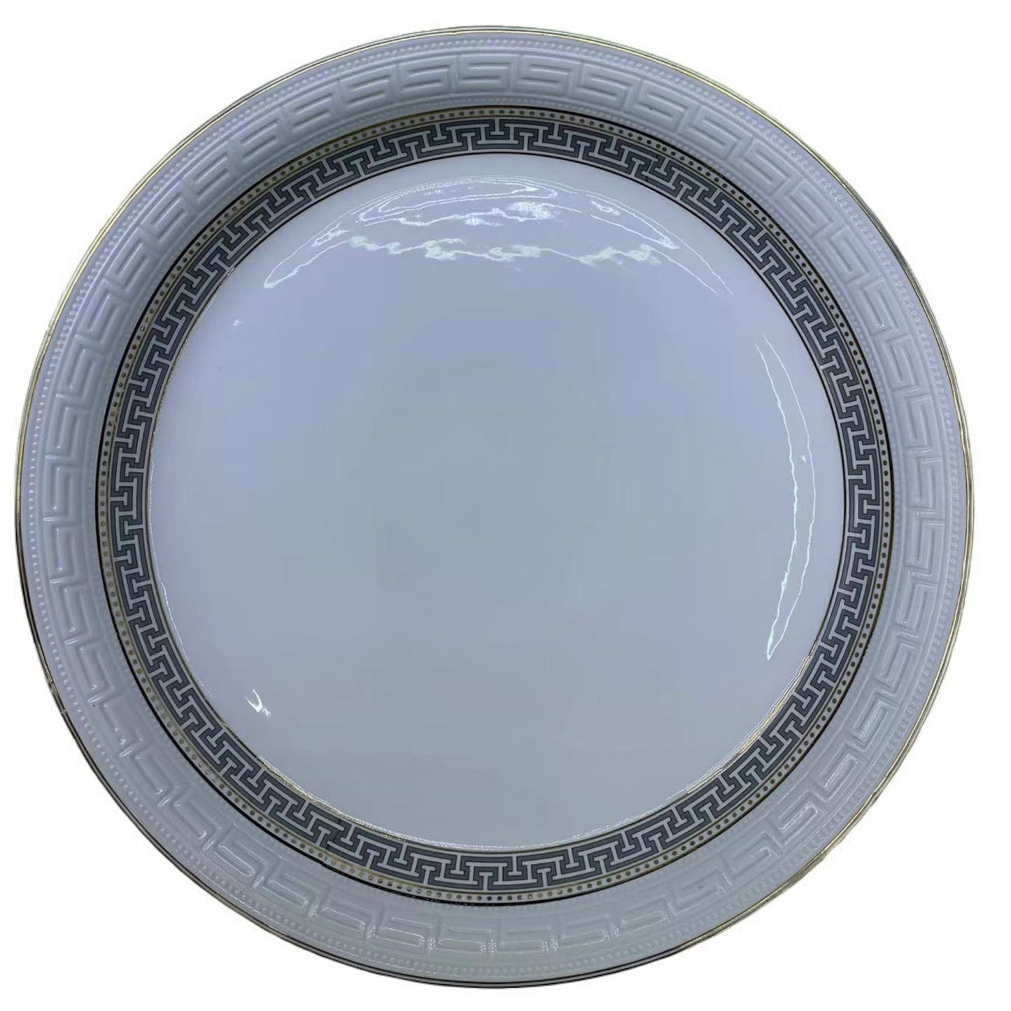 Ceramic Porcelain Dinner Serving Plate Dinnerware Platter - 16 Inches