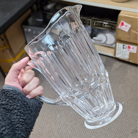 CRYSTAL GLASS WATER AND JUICE PITCHER