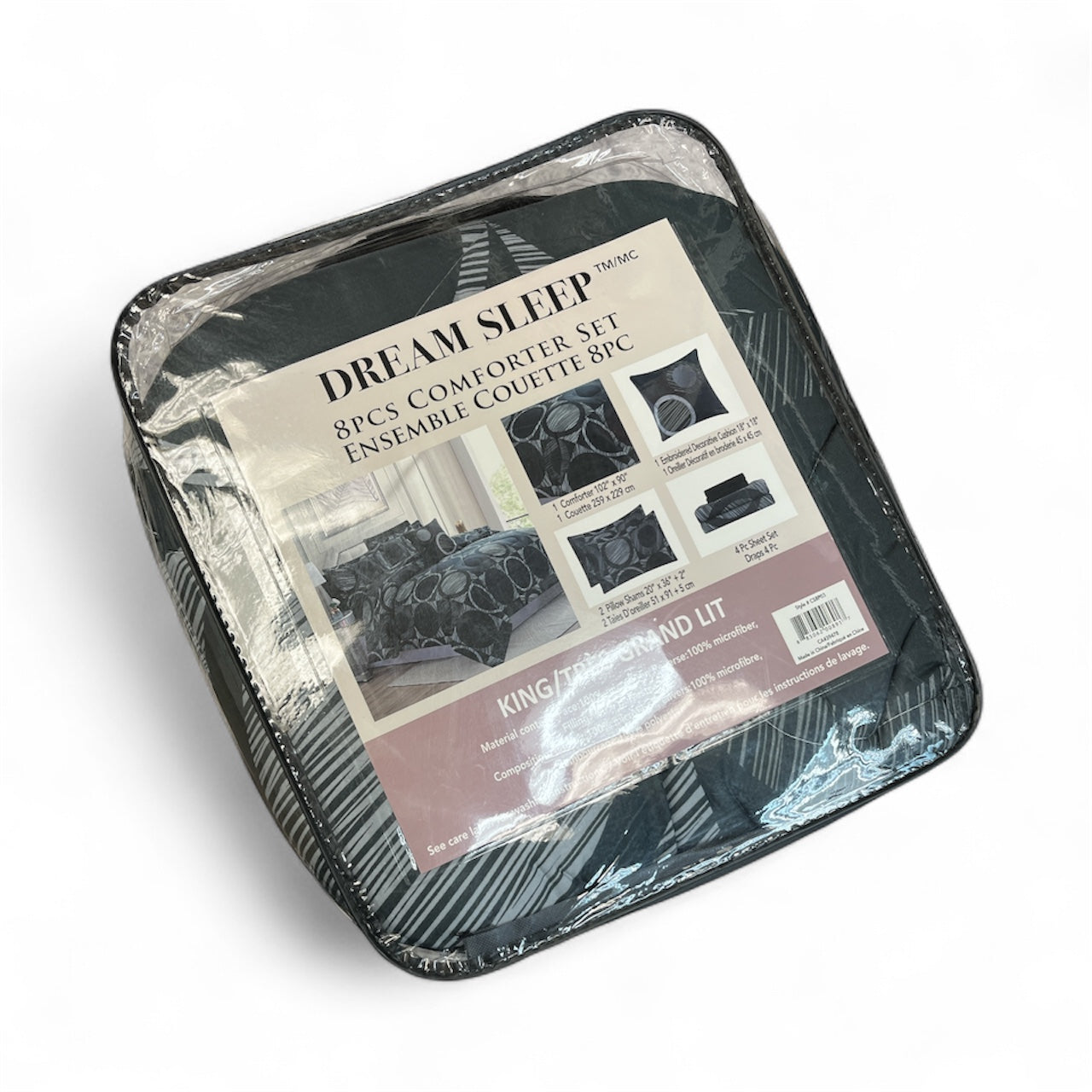 8 PIECE COMFORTER SET - KING SIZE (K24)