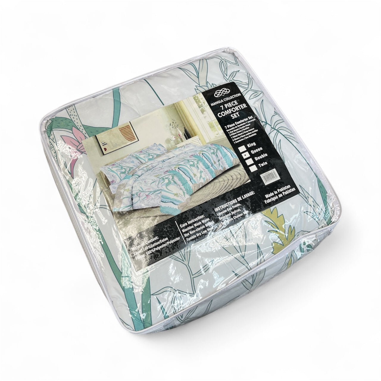 5 PIECE COMFORTER SET - TWIN SIZE (T6)