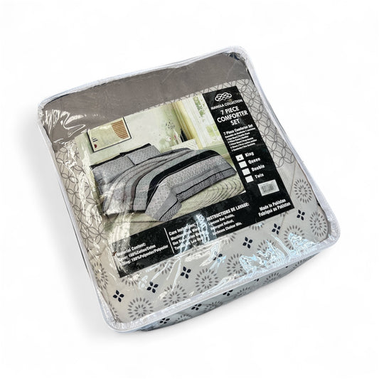 7 PIECE COMFORTER SET - KING SIZE (K10)