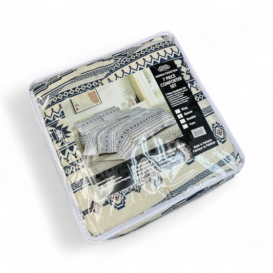 7 PIECE COMFORTER SET - QUEEN SIZE (Q13)