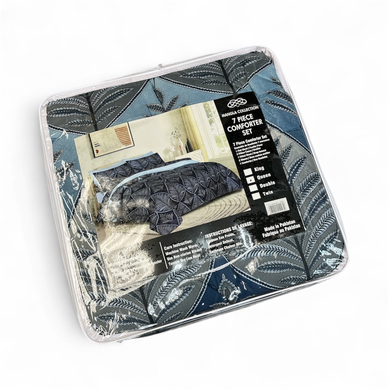 7 PIECE COMFORTER SET - QUEEN SIZE (Q15)