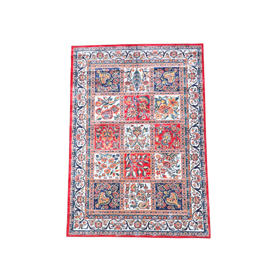 (#72) 5’x8’ Stain resistant & Machine Washable Persian-Inspired Area Rug Carpet