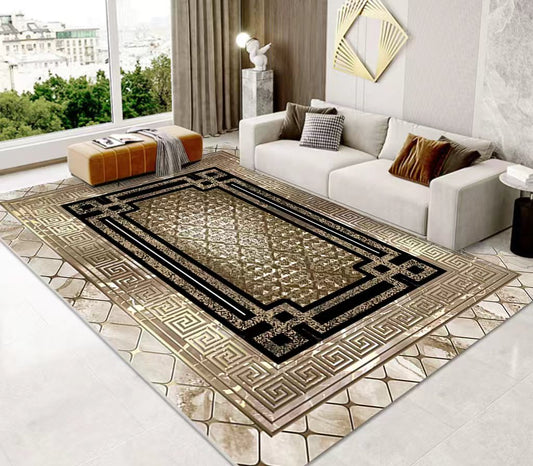 (#108) 7'x10' Stain resistant & Machine Washable Persian-Inspired Area Rug Carpet