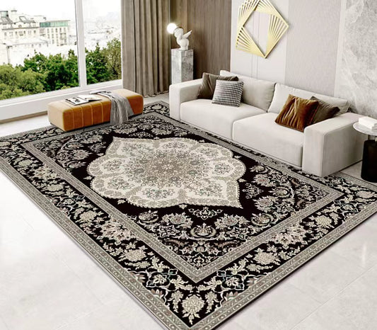 (#107) 7'x10' Stain resistant & Machine Washable Persian-Inspired Area Rug Carpet