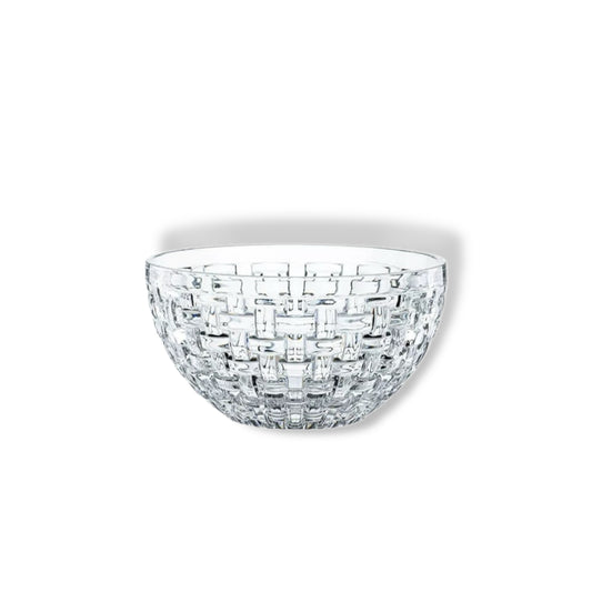 Set of 2 Medium Crystal Glass Bowl Set - 1300 ml