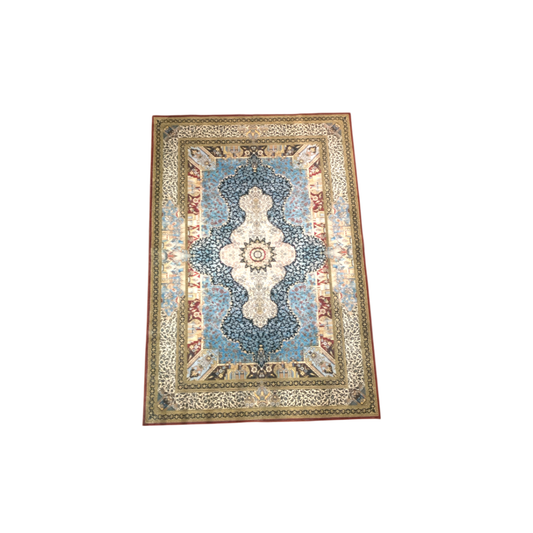 (#30) 5x8 Stain Resistant & Machine Washable Persian-Inspired Area Rug Carpet