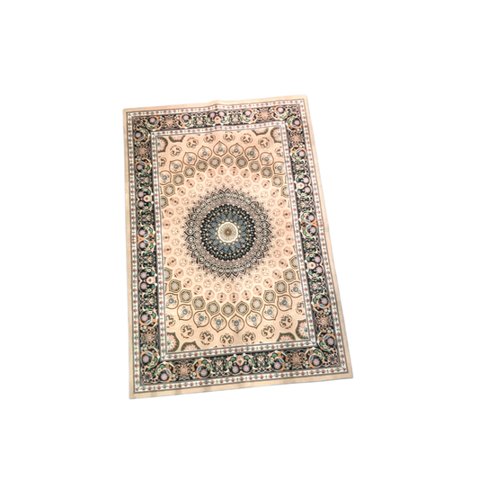 (#31) 5x8 Stain Resistant & Machine Washable Persian-Inspired Area Rug Carpet