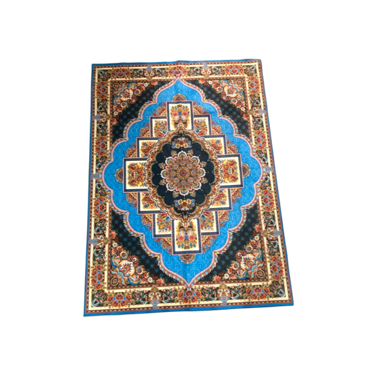 (#19) Niloofar Palace – 7’x9’ Stain resistant & Machine Washable Persian-Inspired Area Rug Carpet